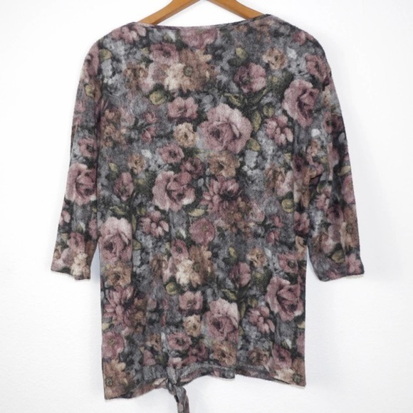 DANTELLE Blouse‎ Quarter Sleeve Floral Top - Picture 5 of 5